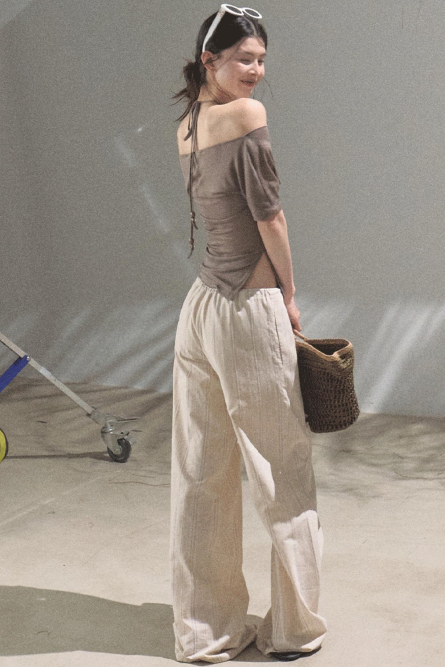 Amber Striped Pants Set-Up