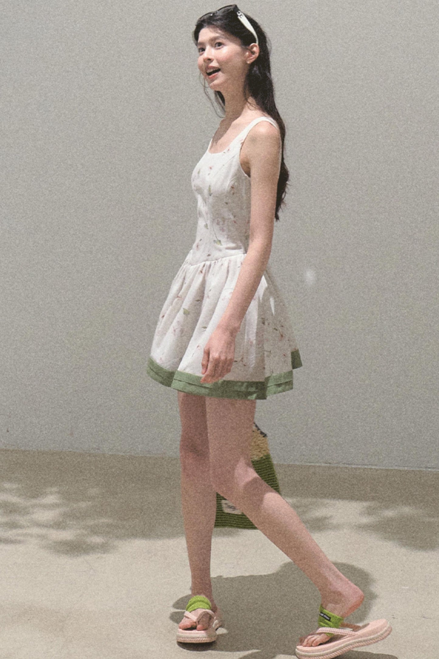 Spring Picnic Slim Fit Camisole Dress