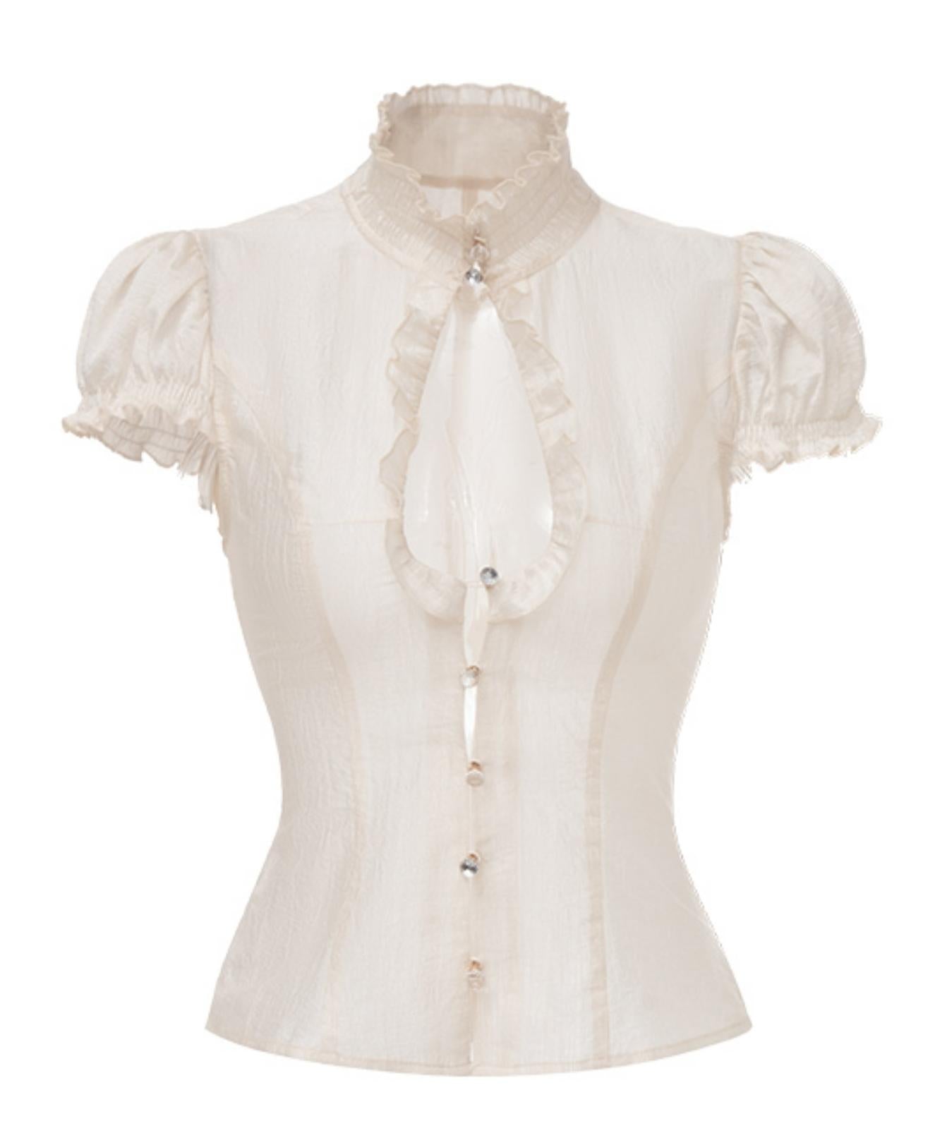 Pearl Waterdrop Top Skirt Set-Up