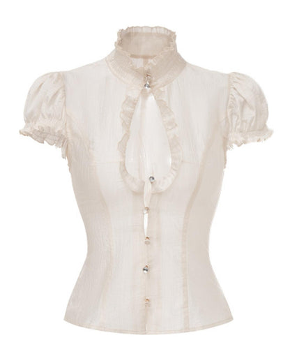 Pearl Waterdrop Top Skirt Set-Up