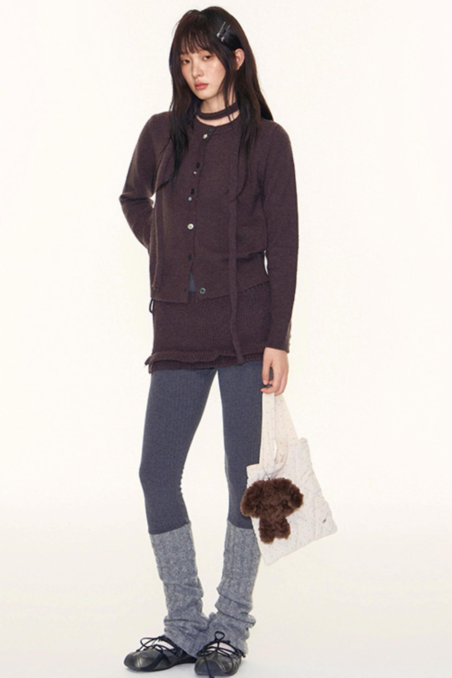 Autumn Lace-Up Short Skirt