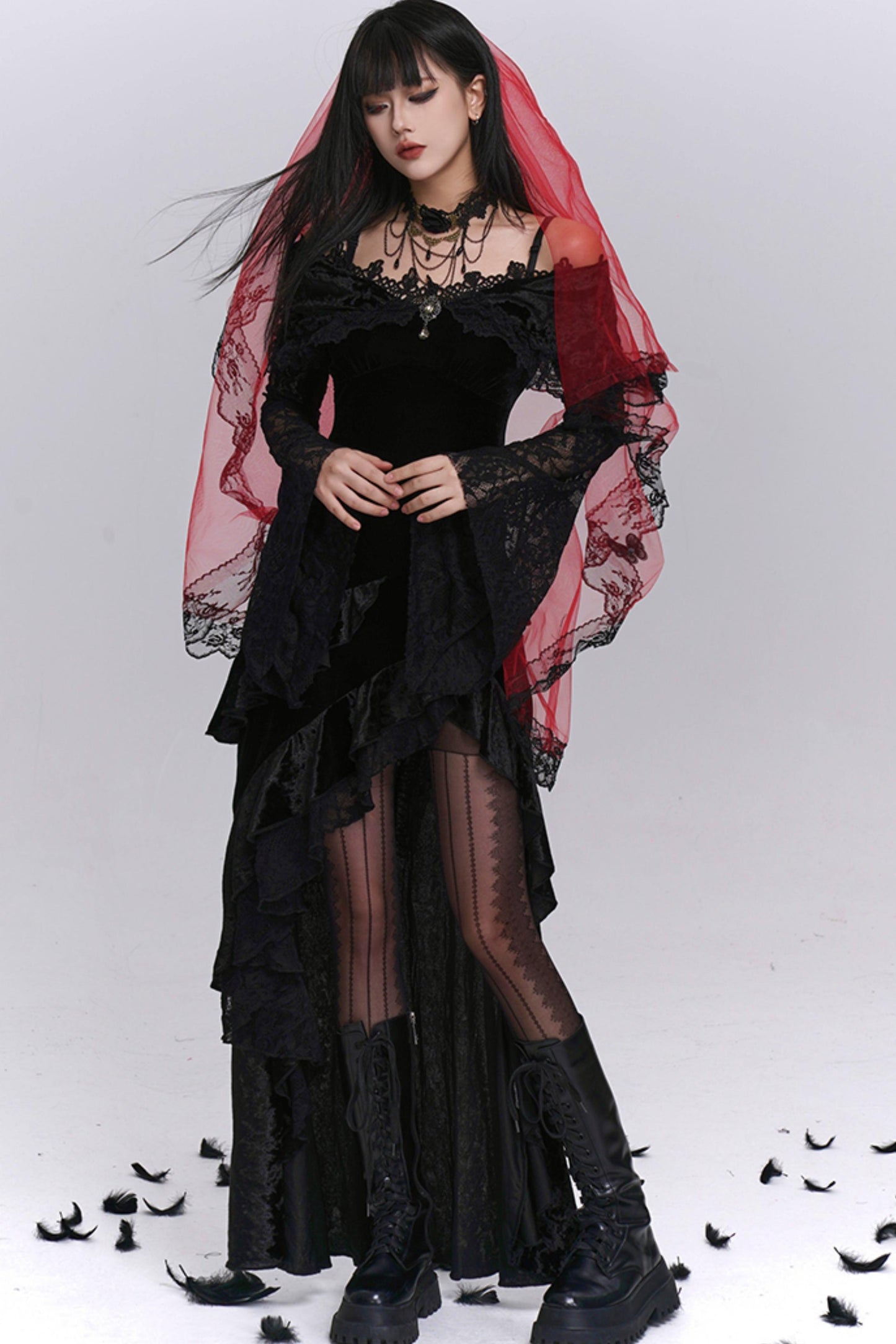 One-Shoulder Camisole Dress