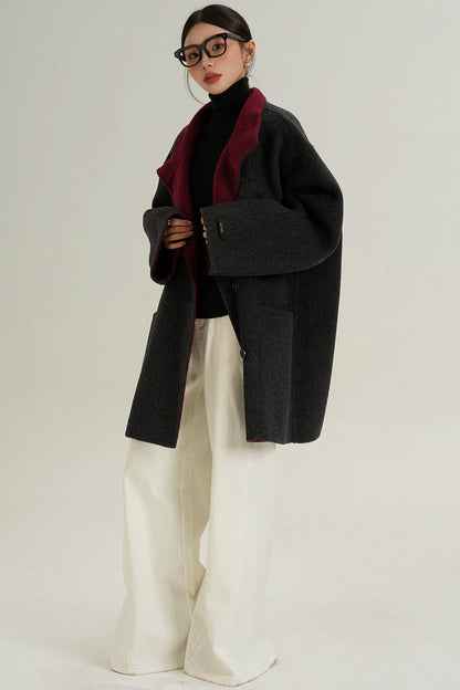 High-End Double-Sided Mid-Length Coat