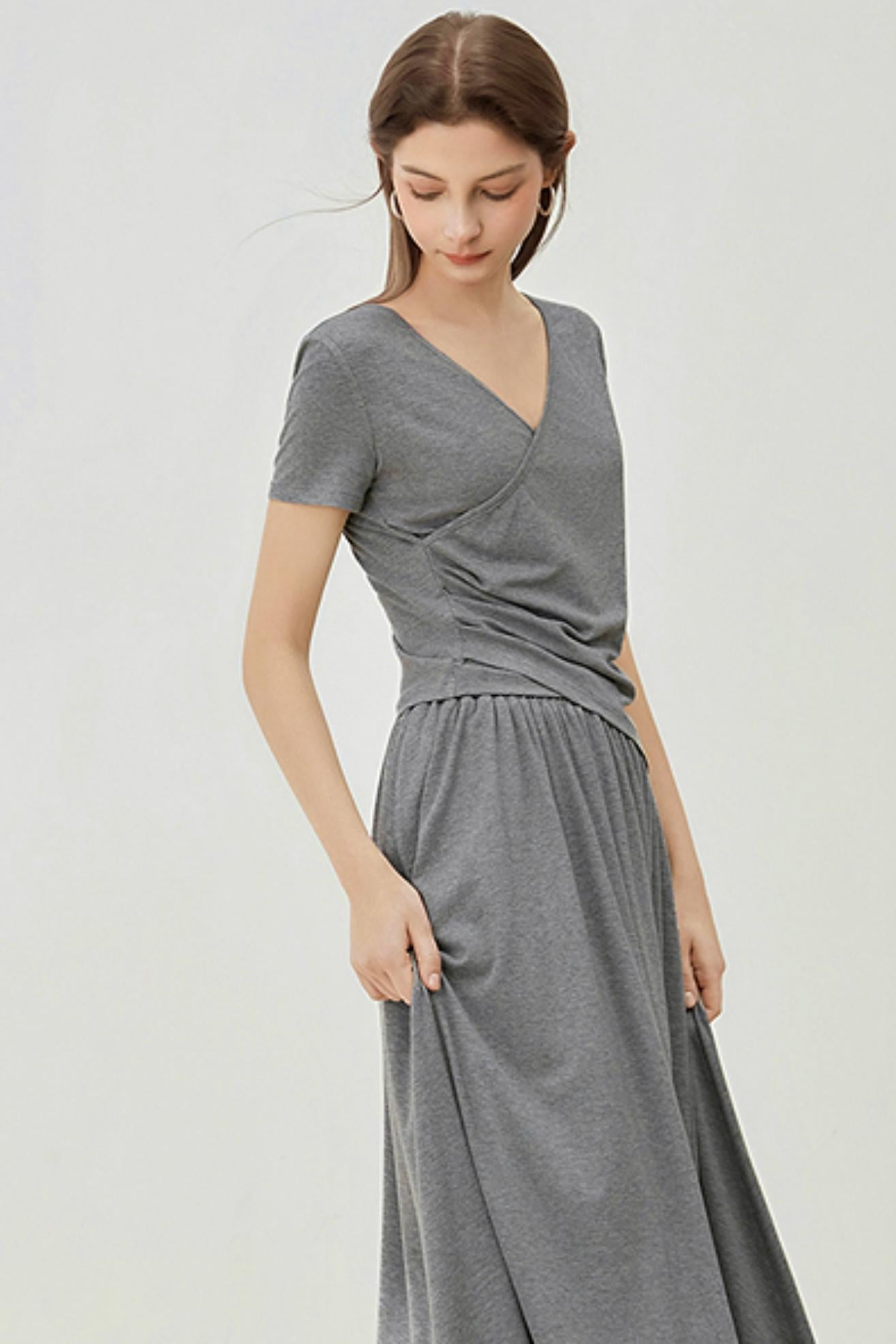 Summer Irregular Two-Piece Dress Set