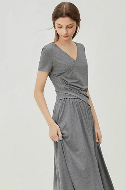 Summer Irregular Two-Piece Dress Set