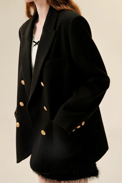 Loose British Tweed Blazer