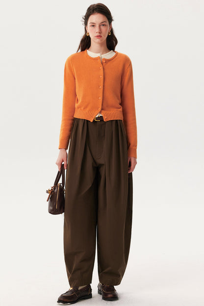 Woven Texture Knit Cardigan