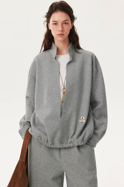 Fake Two-Piece Sweatshirt Pants Set-Up