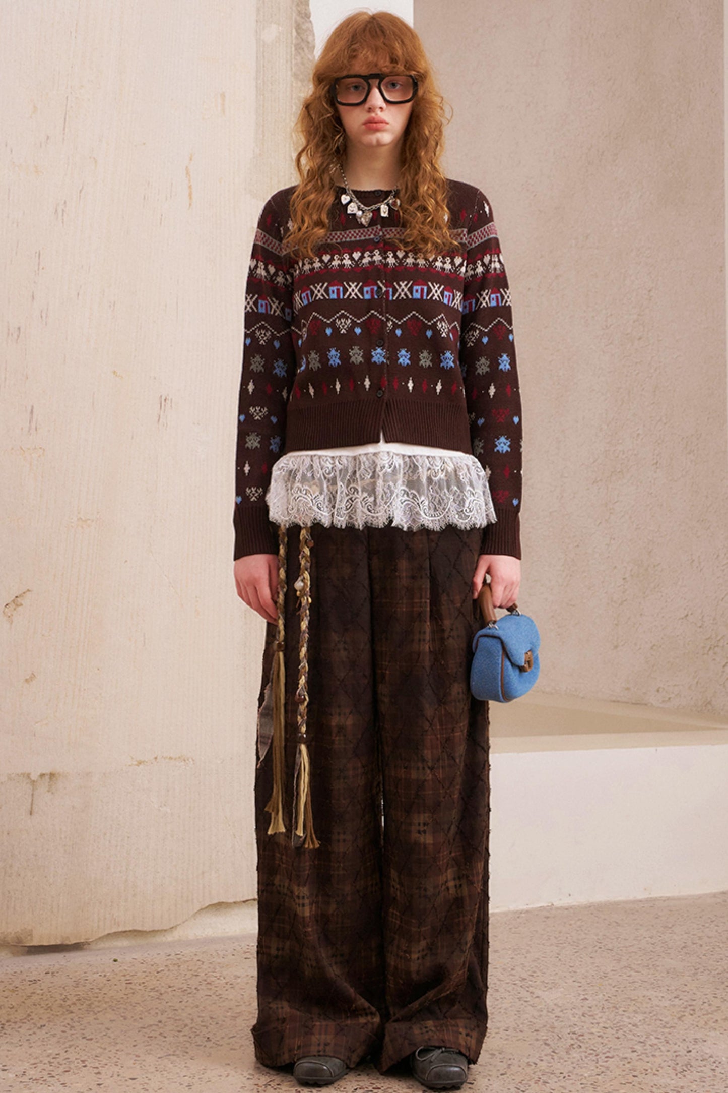 Fair Isle Jacquard Winter Cardigan