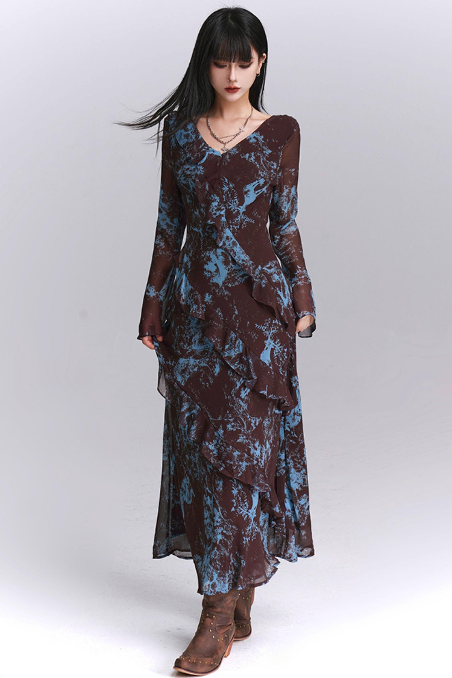 Atmospheric Slim Fit Casual Dress