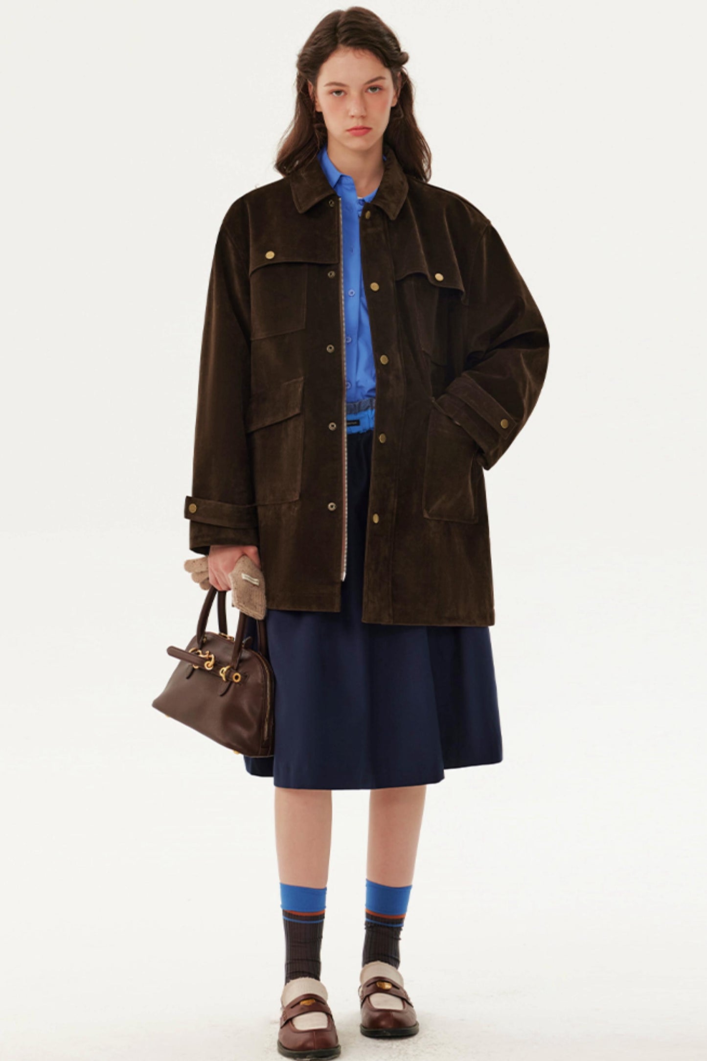 Retro Slimming Suede Jacket