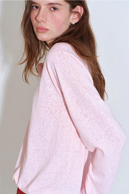 Bright-Colored Raglan T-Shirt