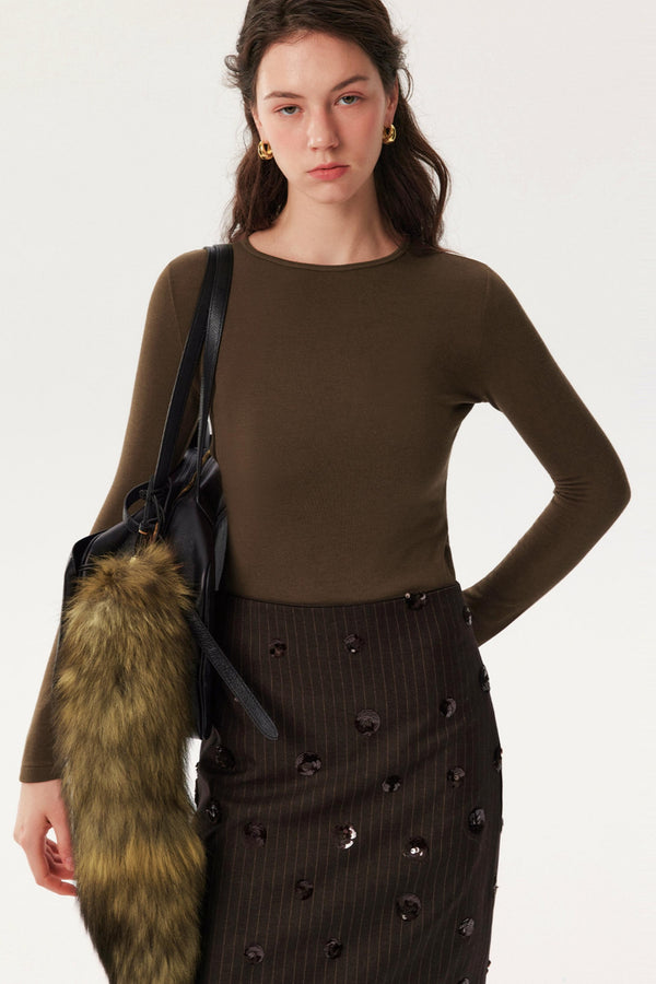 Custom-Dyed Modal Cashmere Sweater