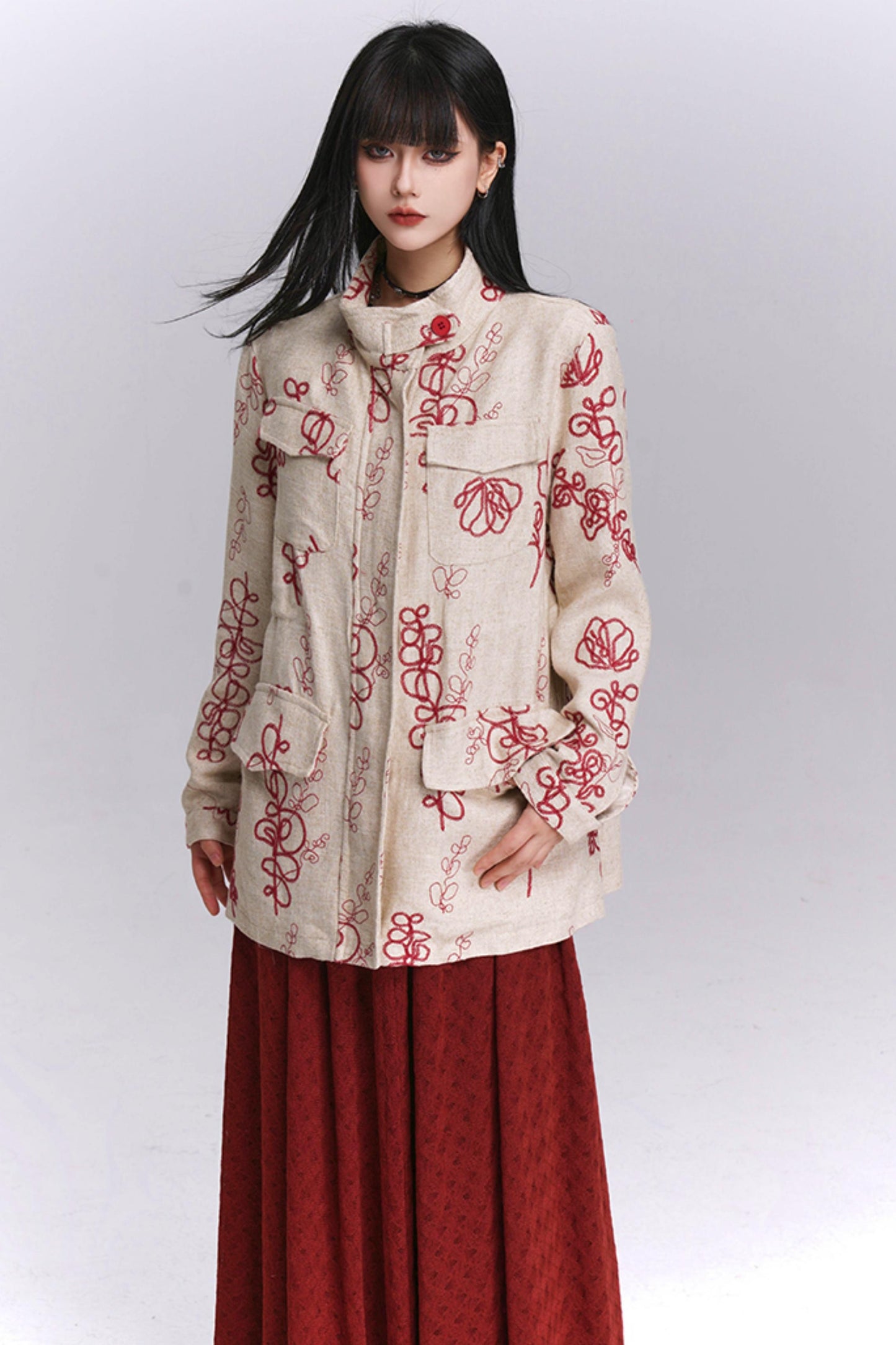 Temperament Linen Trench Coat