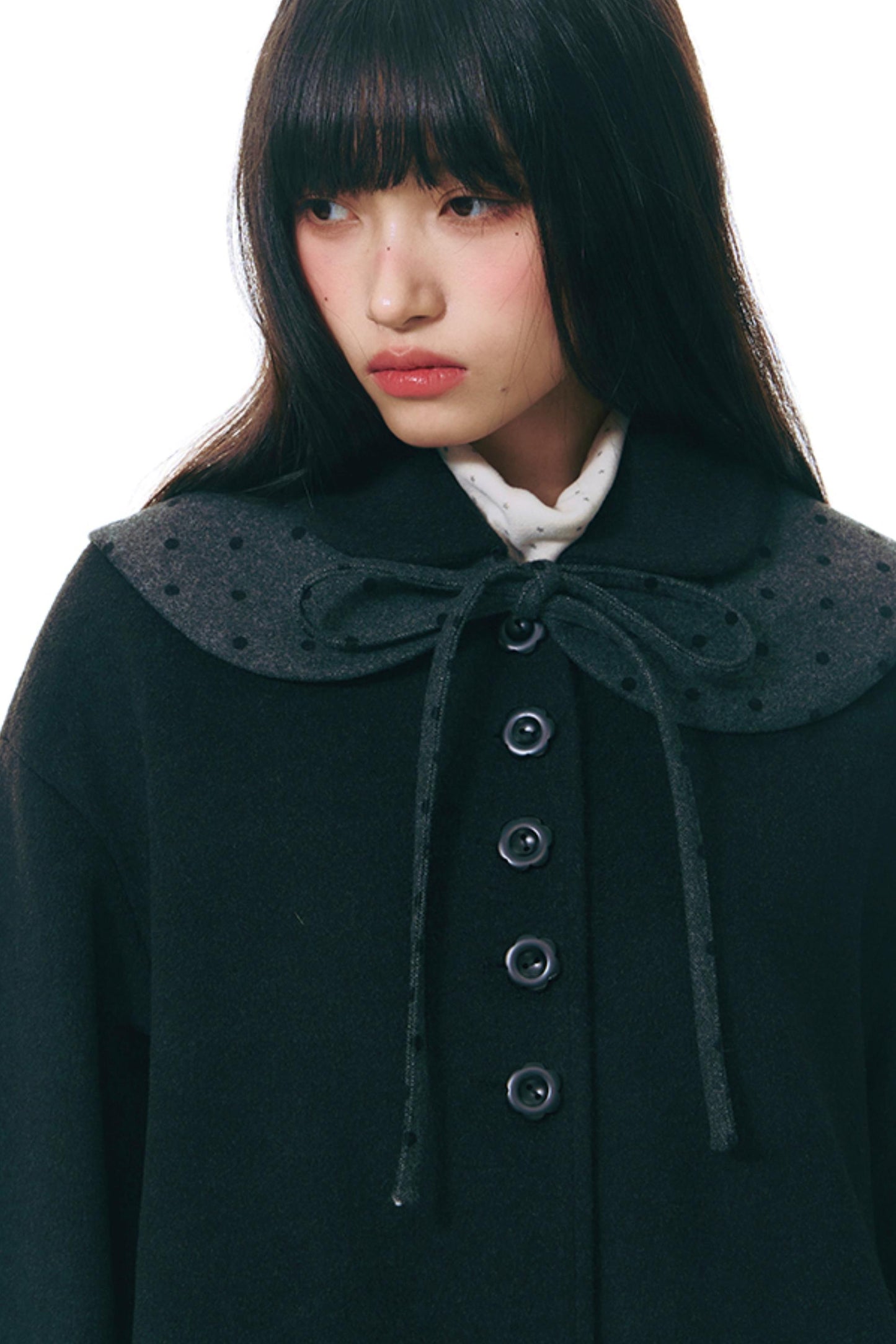 New Polka Dot Shawl Jacket