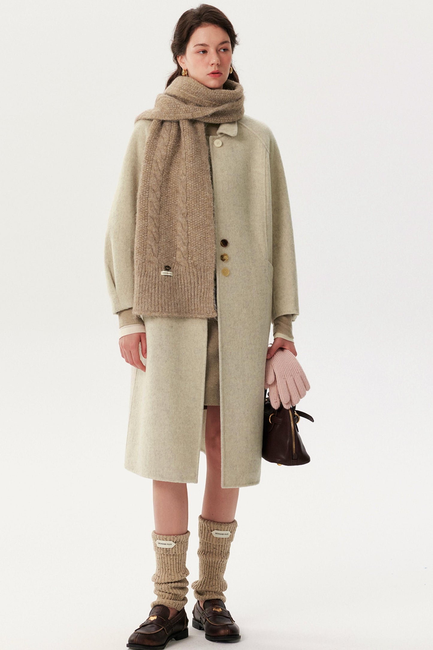 Doll Collar Wool Coat
