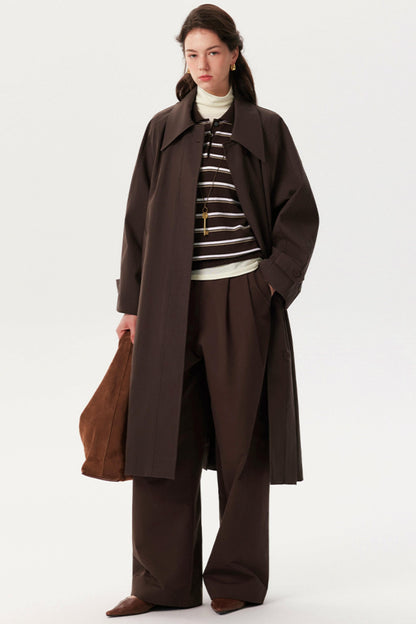 Autumn Tie-Up Trench Coat