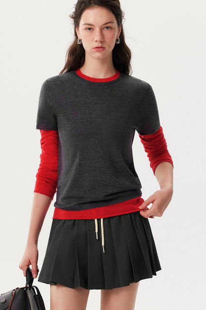 Sheep Wool Long-Sleeved T-Shirt