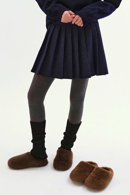 Retro Plush Winter Slippers