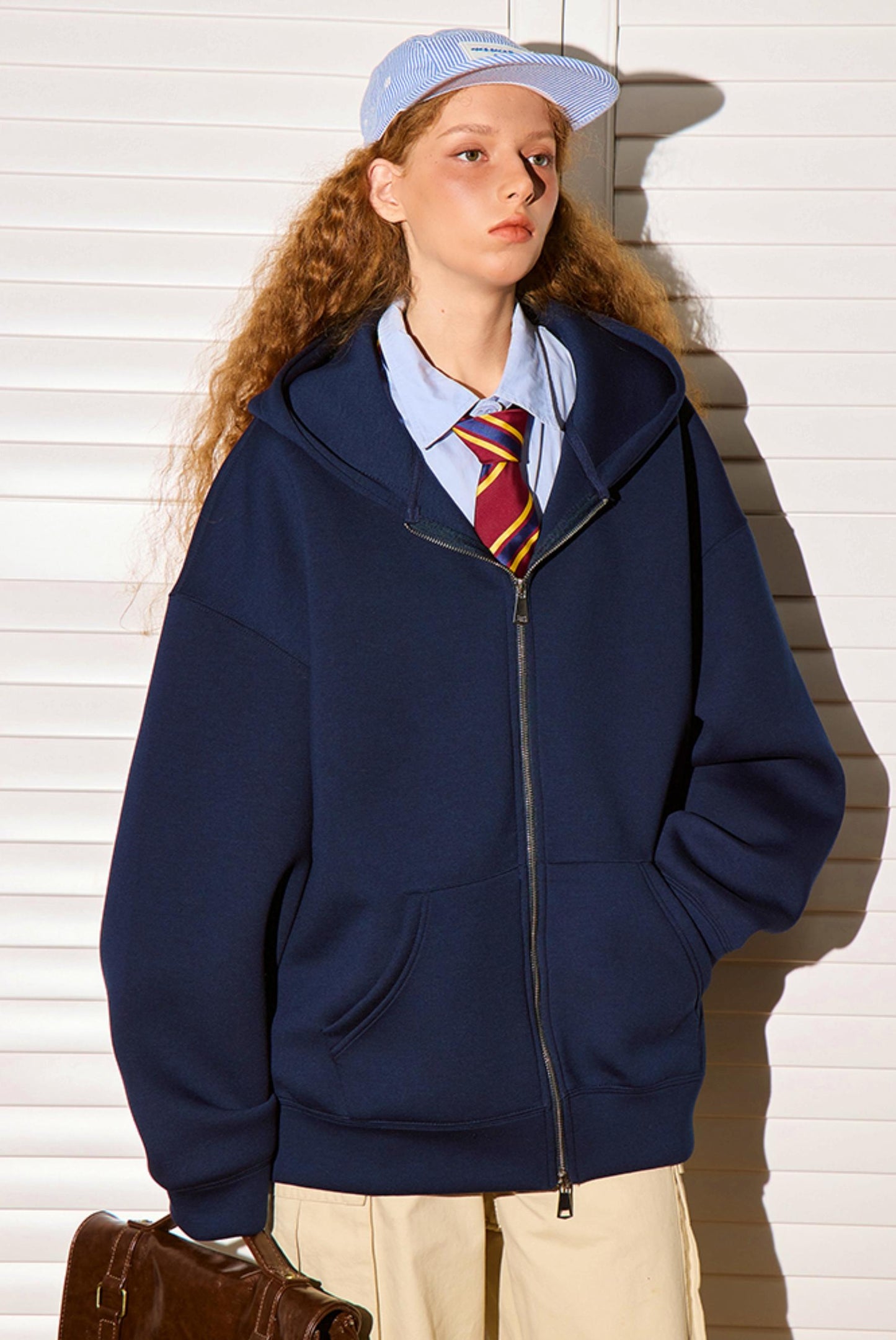 Solid Color Air Layer Jacket