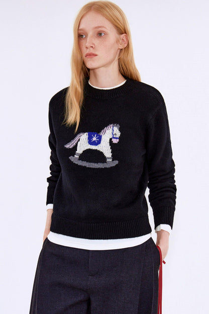 Year of the Horse Jacquard Sweater