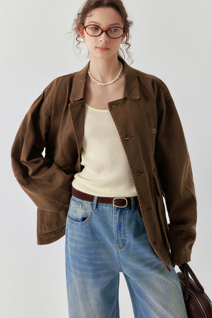 High Rise Bow-Back Jeans