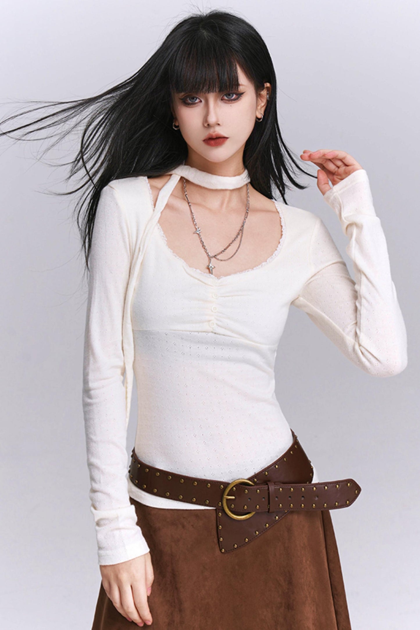 Feminine Silhouette Autumn Top