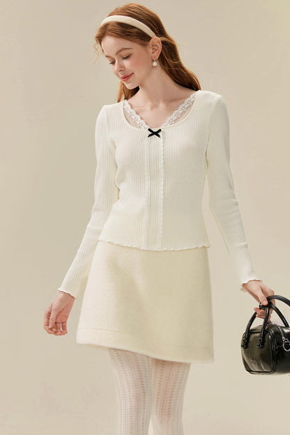 Pure Desire Lace Knit Sweater