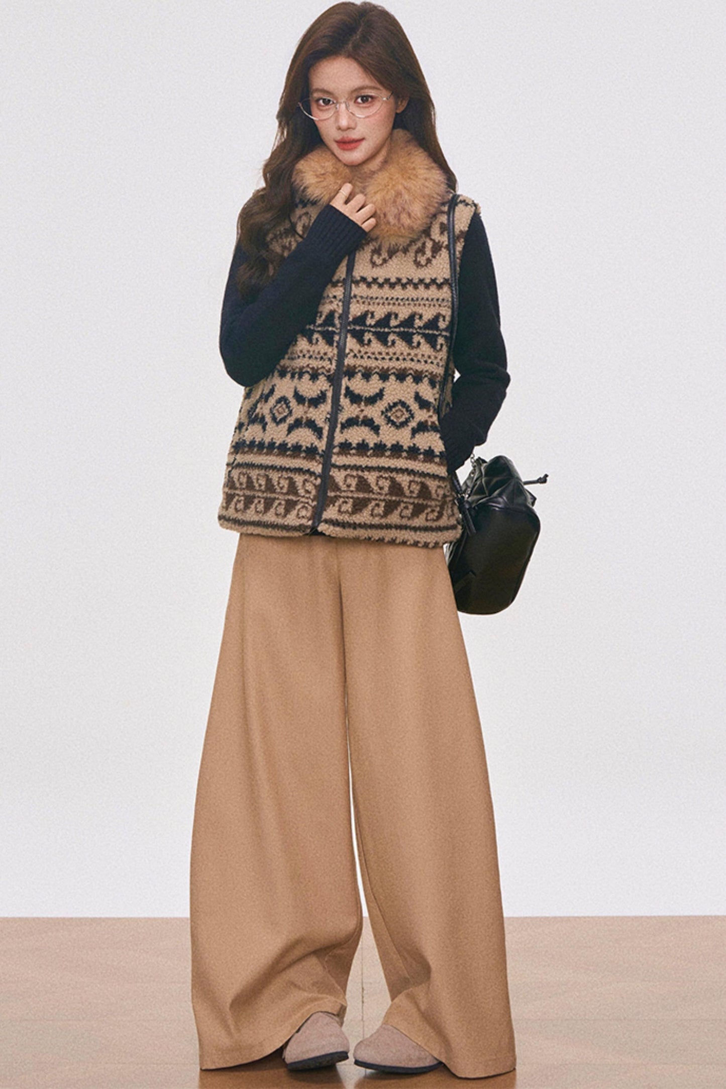 Fair Isle Wool Vest Set-Up