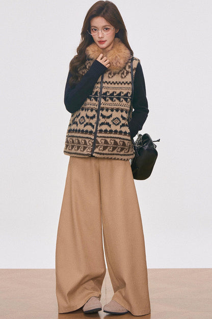 Fair Isle Wool Vest Set-Up