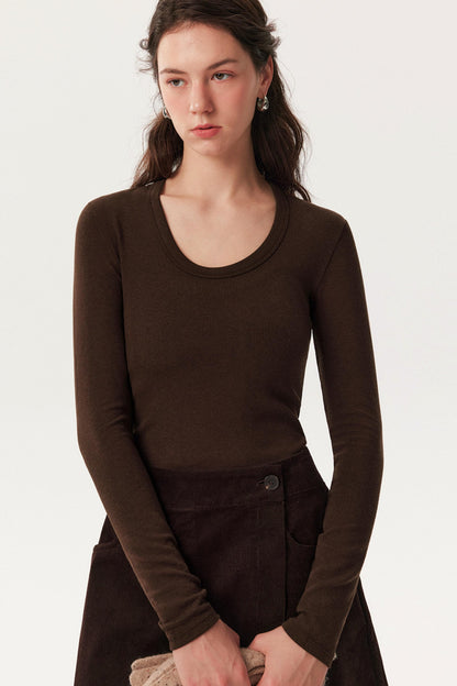 Sheep Wool Slim Knitwear Sweater