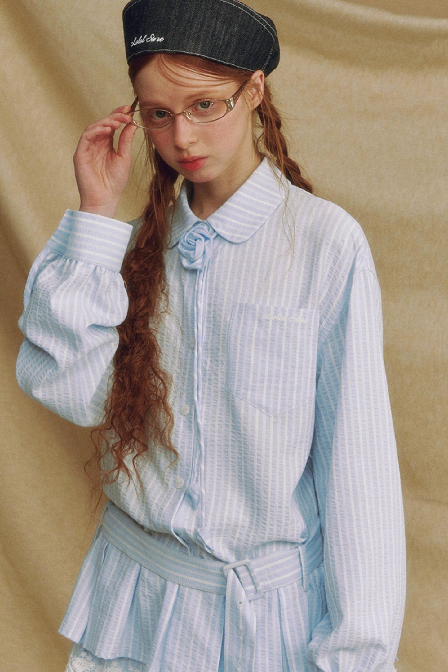 Floral Lace Pleated Dress