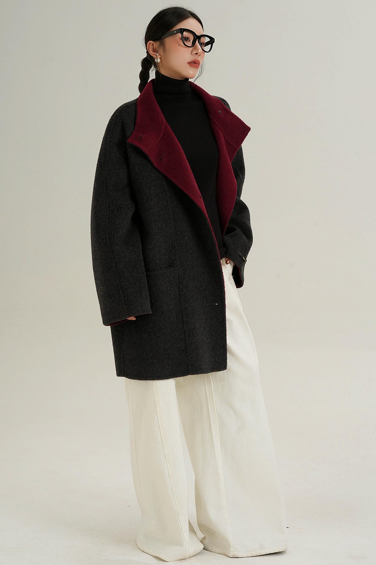 High-End Double-Sided Mid-Length Coat