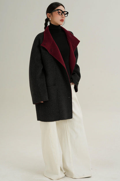 High-End Double-Sided Mid-Length Coat