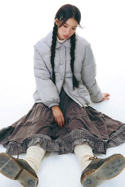 Winter Curved Pocket Cotton Jacket