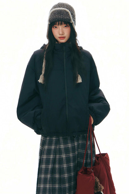 Detachable Cotton Fill Winter Coat