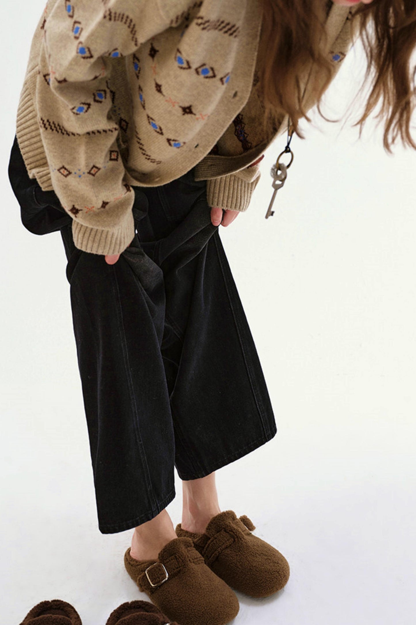 Caramel Brown Teddy Slippers