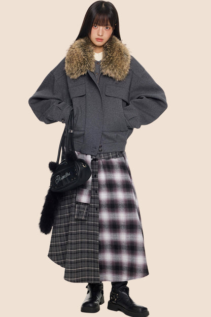 Fur Collar Cotton Jacket