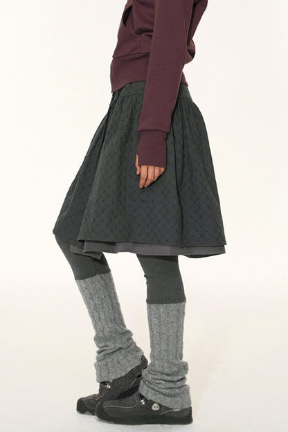 Original Patchwork Knit Leggings Set-Up