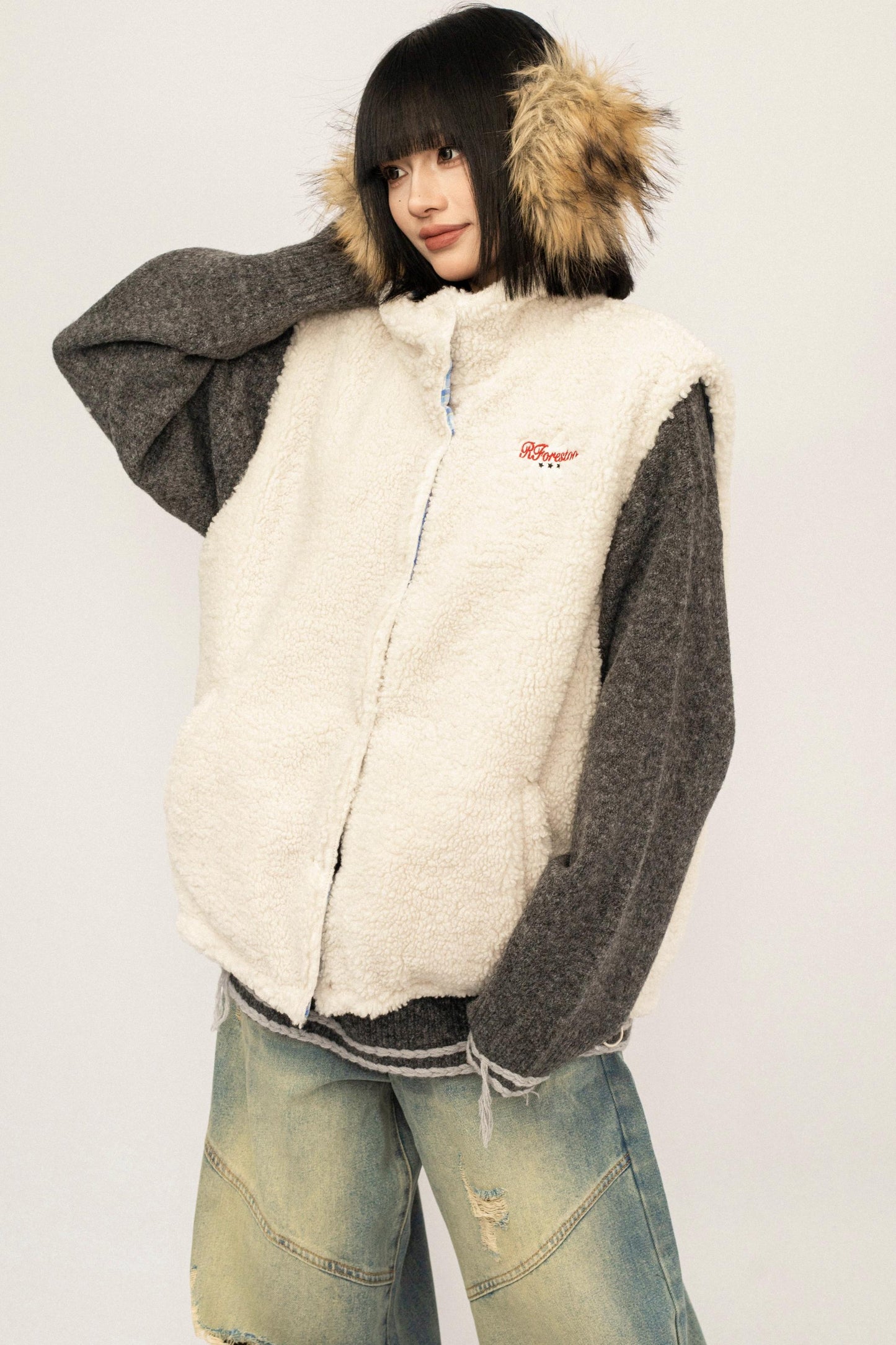 Retro Plaid Quilted Jacket