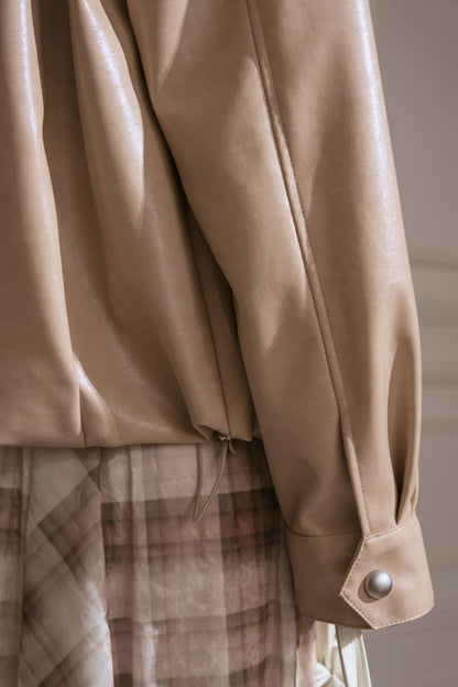 Amber Streamer Leather Jacket