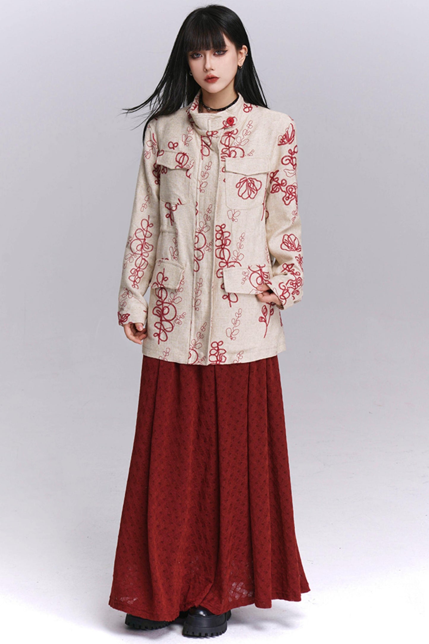 Temperament Linen Trench Coat