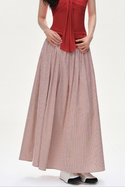 Flowy Solid Flare Skirt