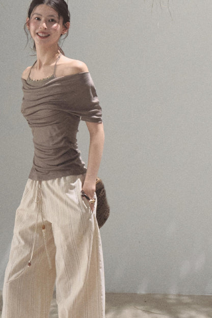 Amber Striped Pants Set-Up