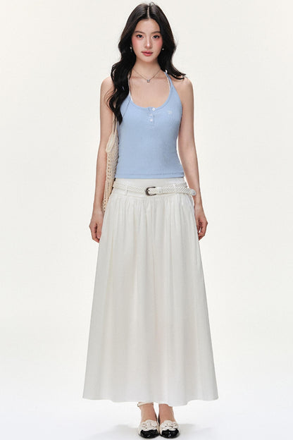 Summer Braided Leather Belt