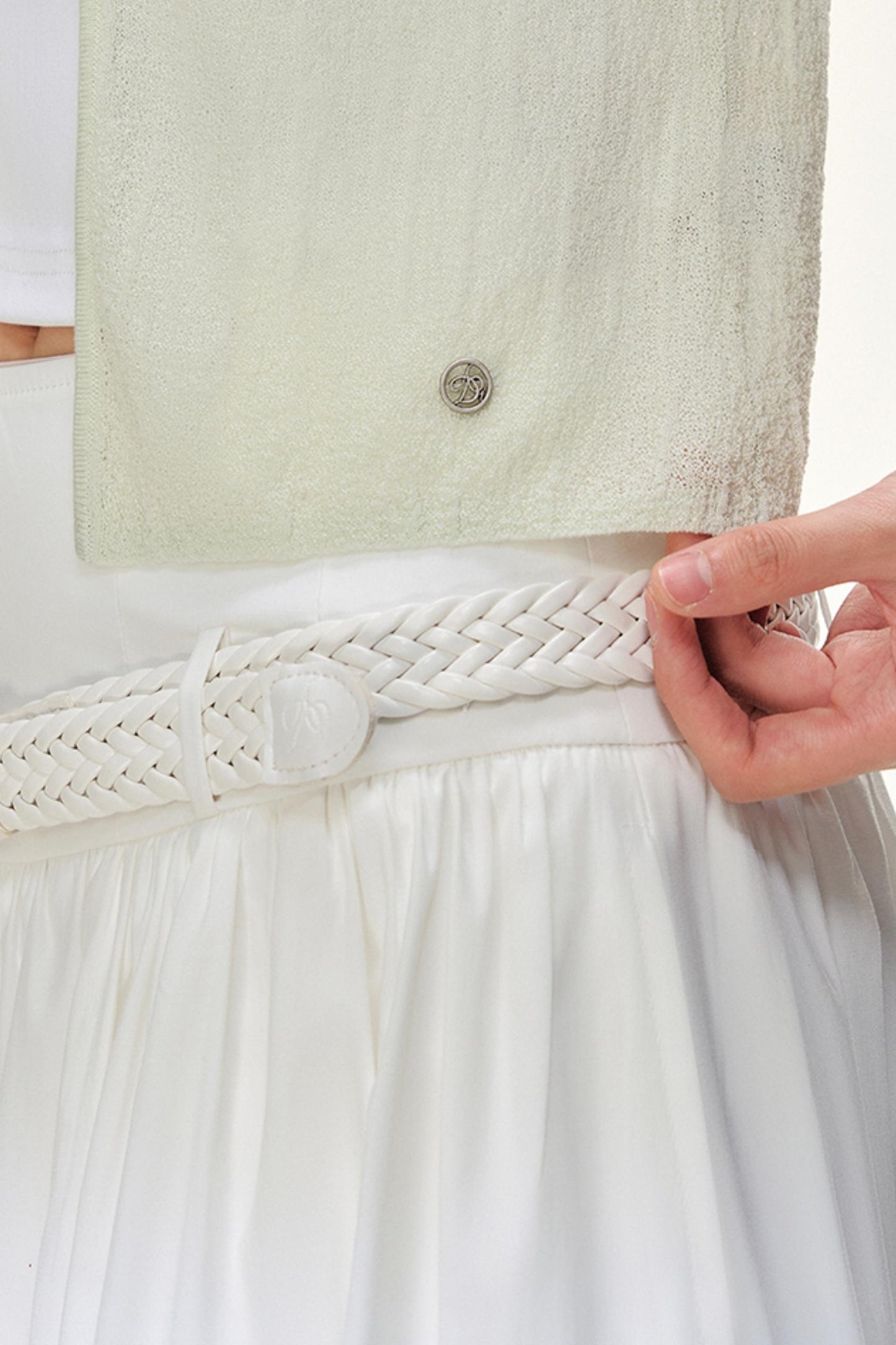 Summer Braided Leather Belt