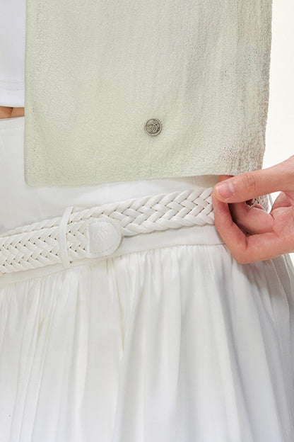 Summer Braided Leather Belt