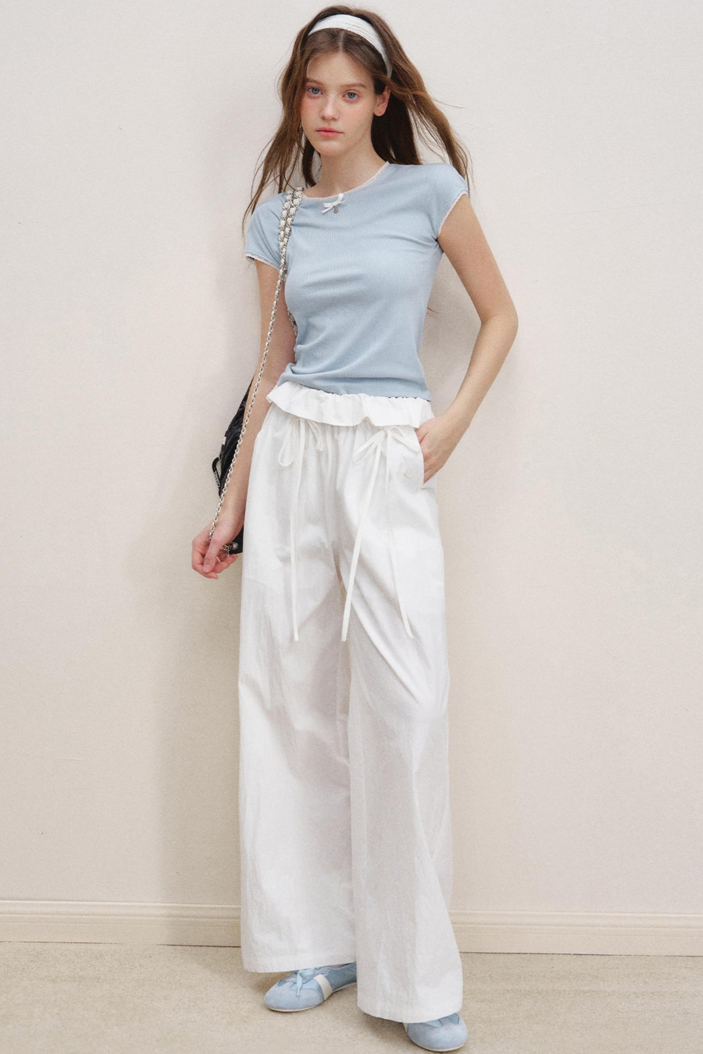 Bow Tie Casual Pants