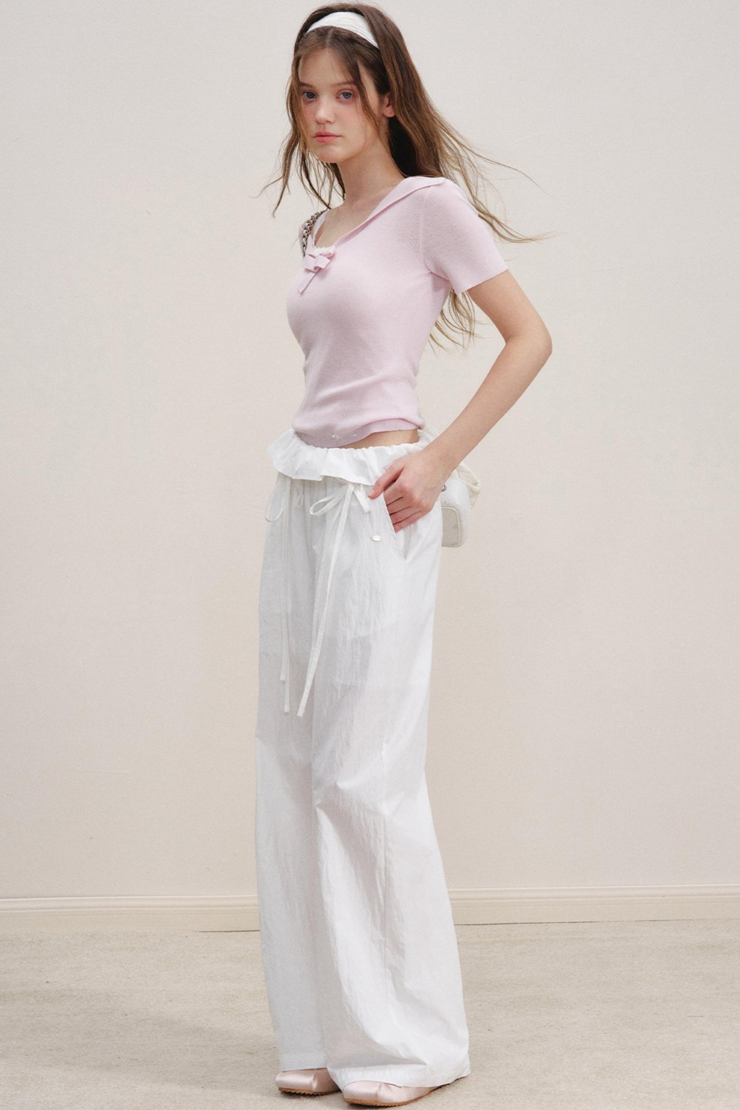 Bow Tie Casual Pants