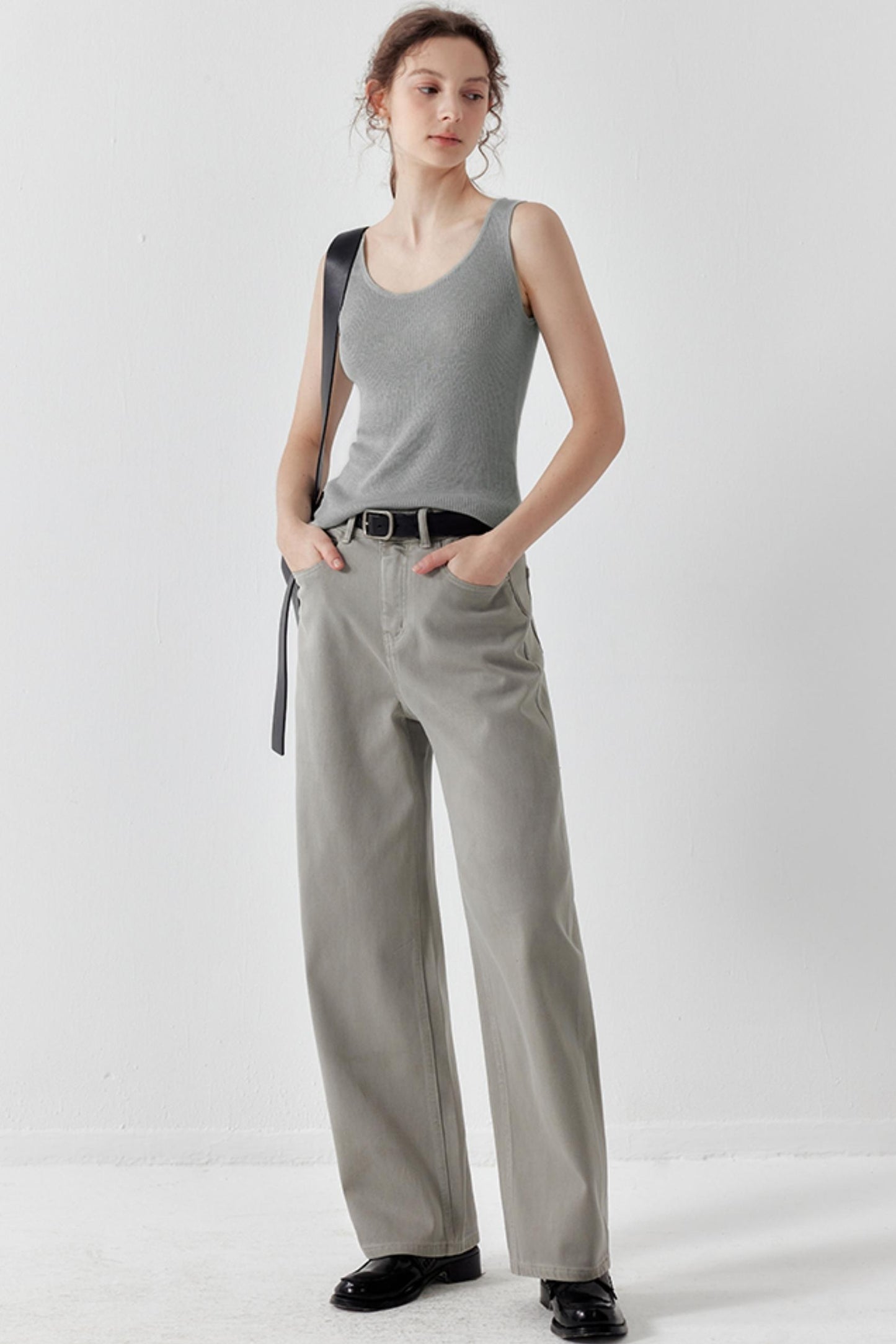 Soft Wool Knit Tank Top